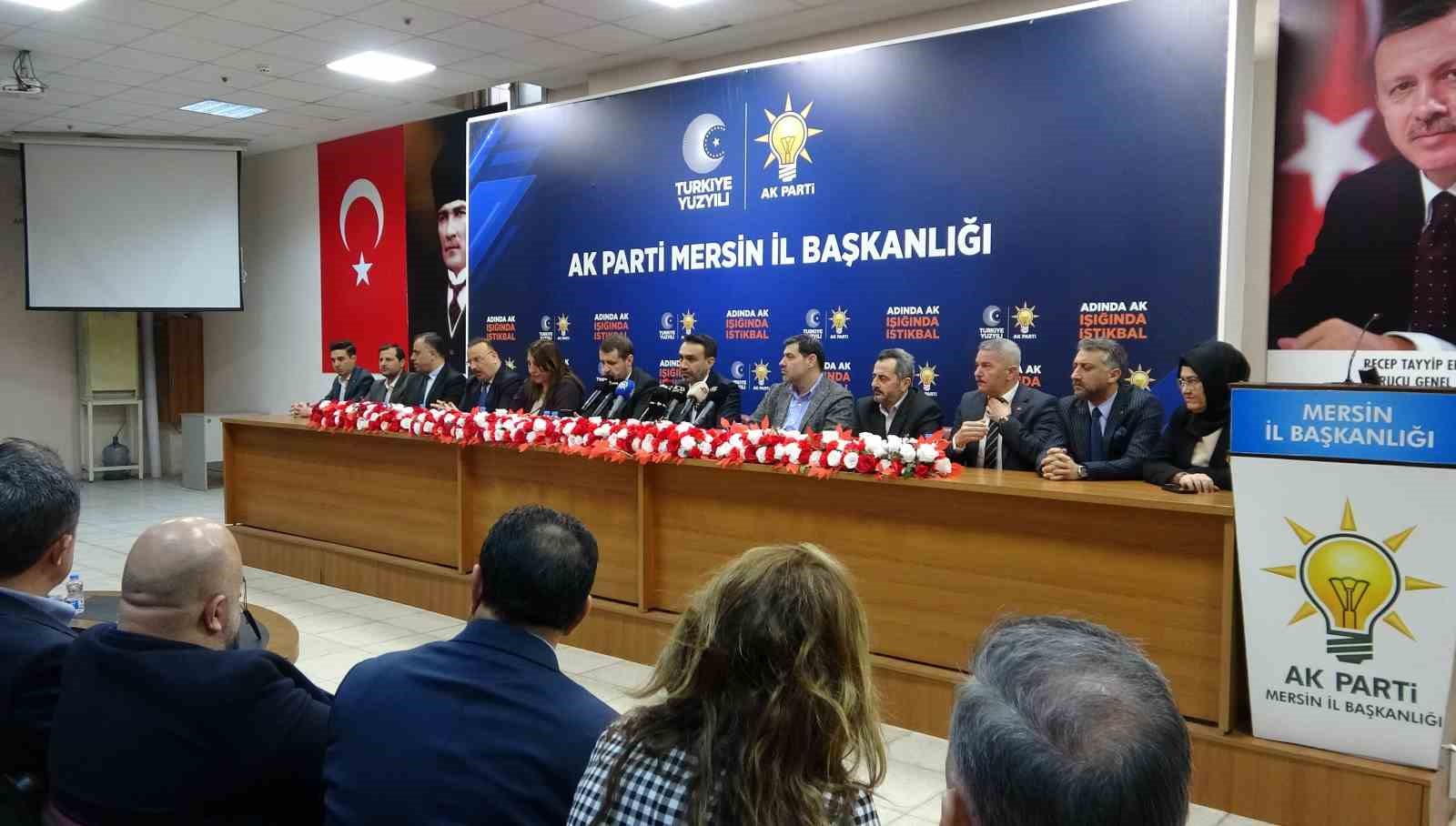 AK Parti İl Başkanı Aldemir: "Mersin’e layık olamadınız, sözlerinizi tutmadınız"
AK Parti İl Başkanı Aldemir: "Mersin’e layık olamadınız, sözlerinizi tutmadınız"