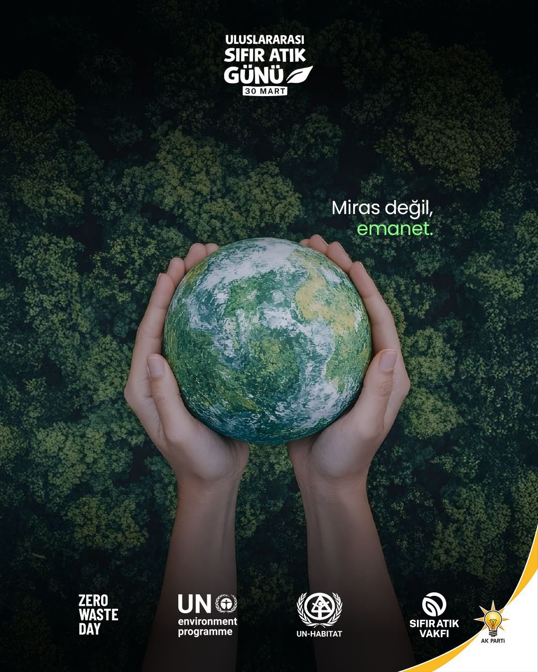 AK Parti Sözcüsü Çelik: "Sıfır Atık Hareketi, dünyaya sahip çıkmak için küresel bir eylem ve ilham kaynağıdır"
