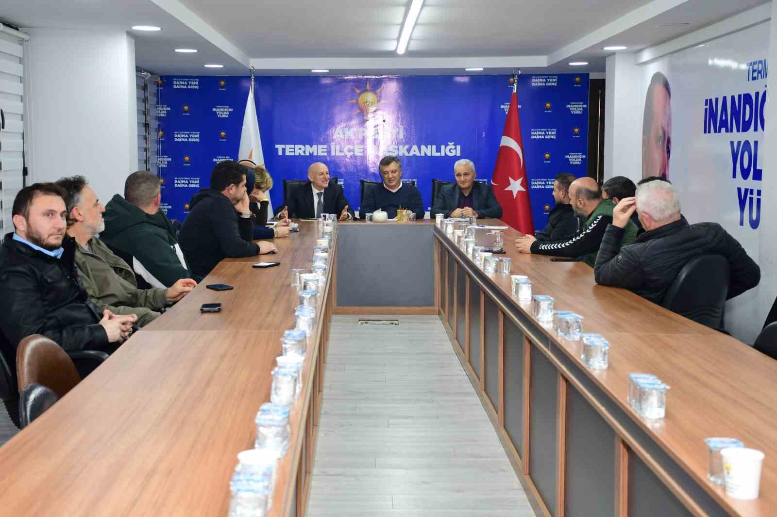 AK Parti Terme İl Başkanı Baş: "Hizmetin şahidiyiz, başkanımızın yanındayız"
AK Parti Terme İl Başkanı Baş: "Hizmetin şahidiyiz, başkanımızın yanındayız"