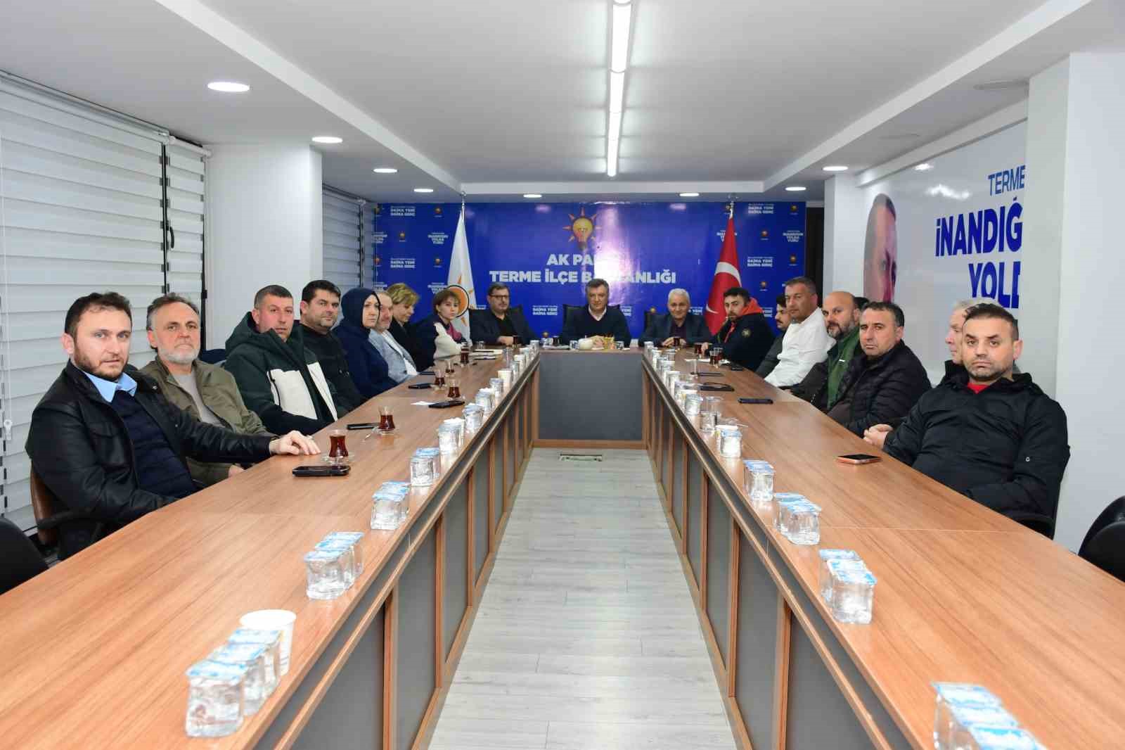 AK Parti Terme İl Başkanı Baş: "Hizmetin şahidiyiz, başkanımızın yanındayız"
AK Parti Terme İl Başkanı Baş: "Hizmetin şahidiyiz, başkanımızın yanındayız"