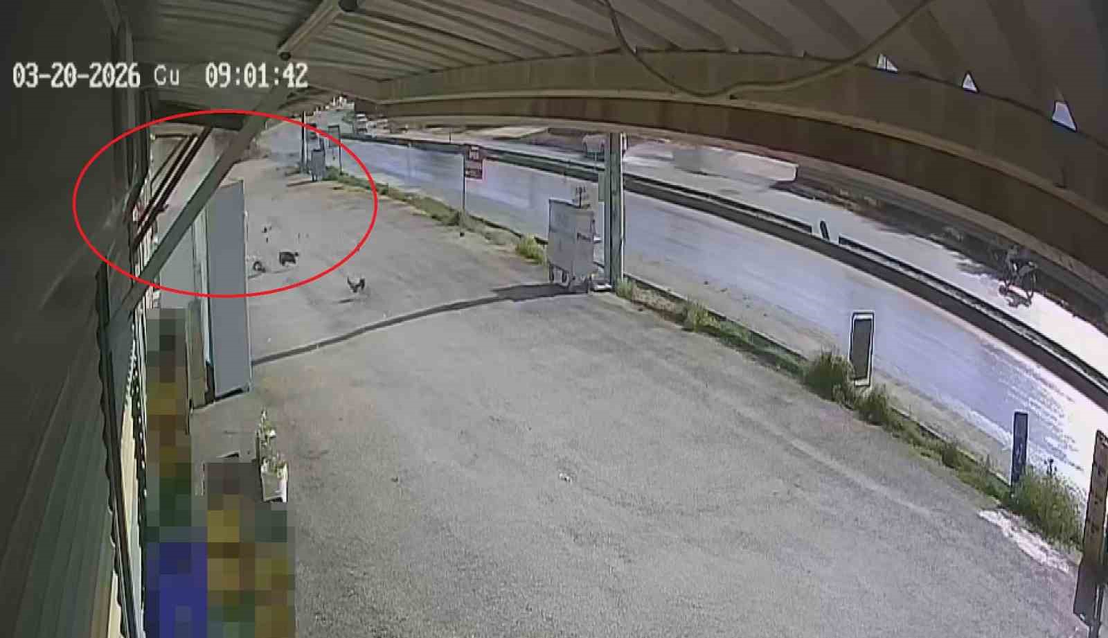 Akıl almaz kaza: Otomobil prefabrik iş yerlerinin içinden geçti
