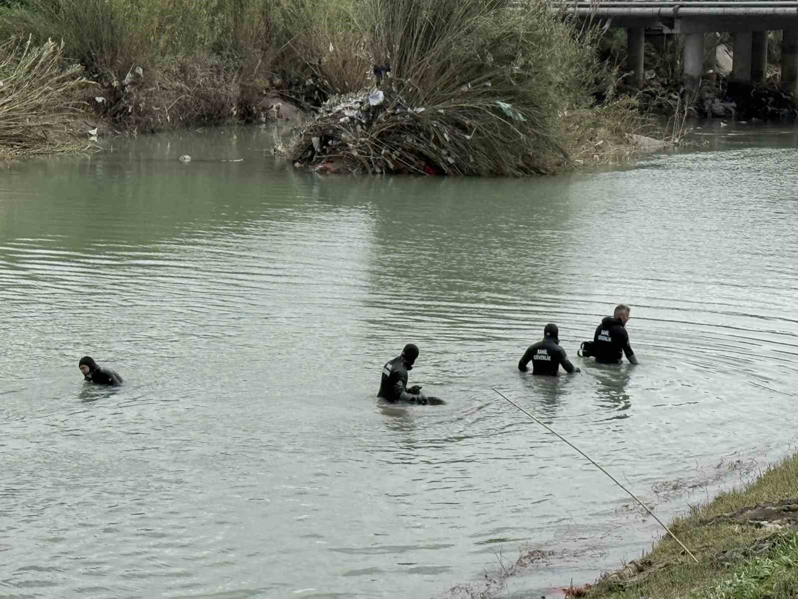 Akıntıya kapılan genci arama çalışmaları 8. gününde sürüyor

