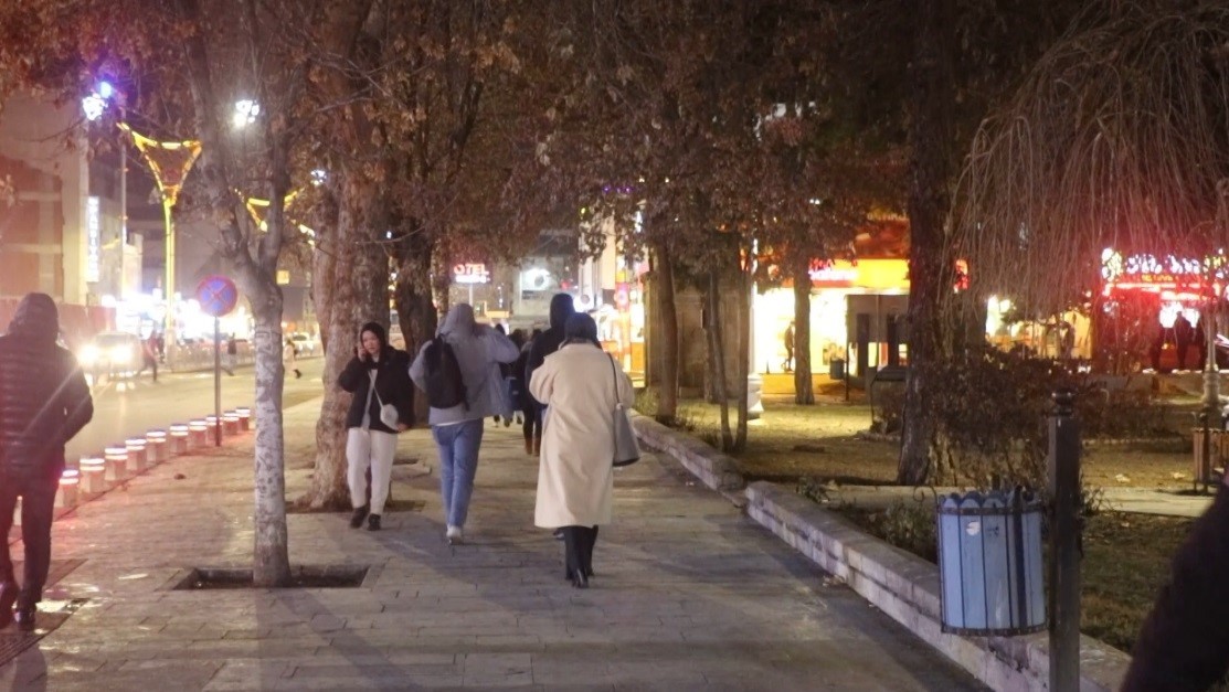 Akşam saatlerinde dikkat! Erzincan’da kargalar sokakları sardı
