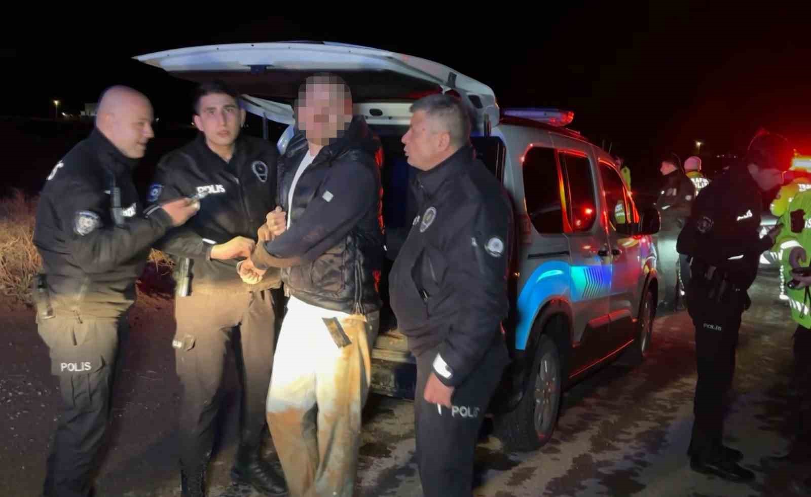 Aksaray’da film sahnelerini aratmayan kovalamaca kamerada
