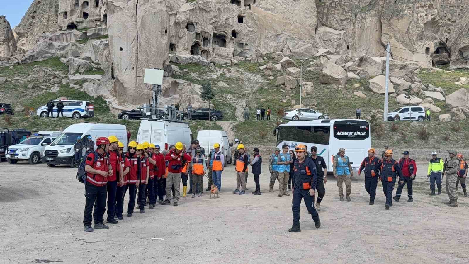 Aksaray’da sel tatbikatı gerçeğini aratmadı
