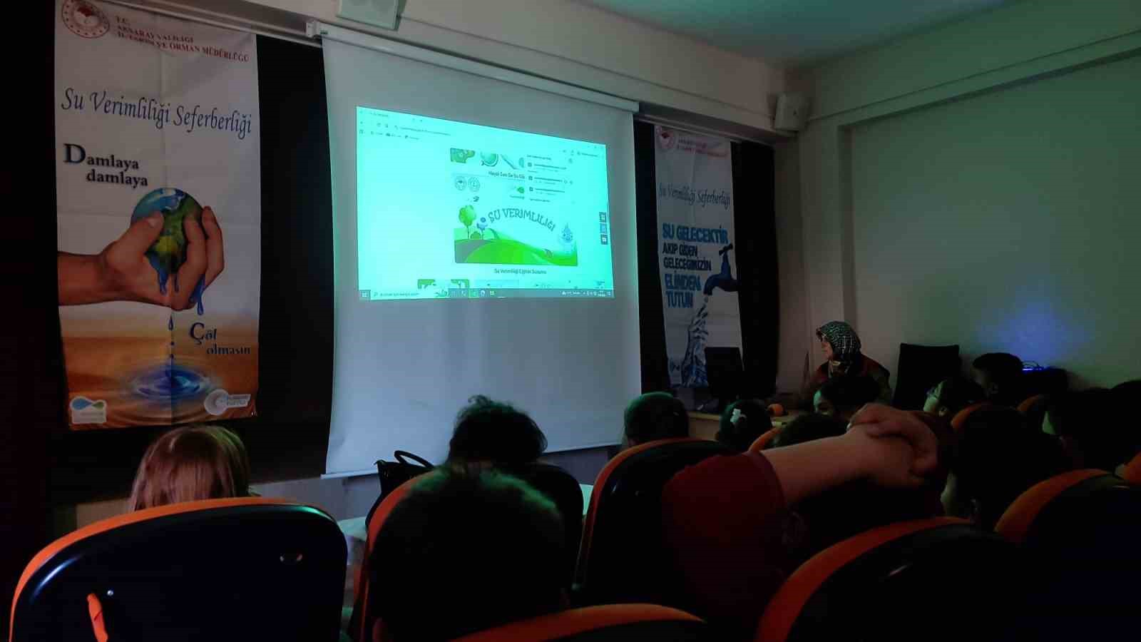 Aksaray’da su tasarrufu eğitimi sahaya taşındı
