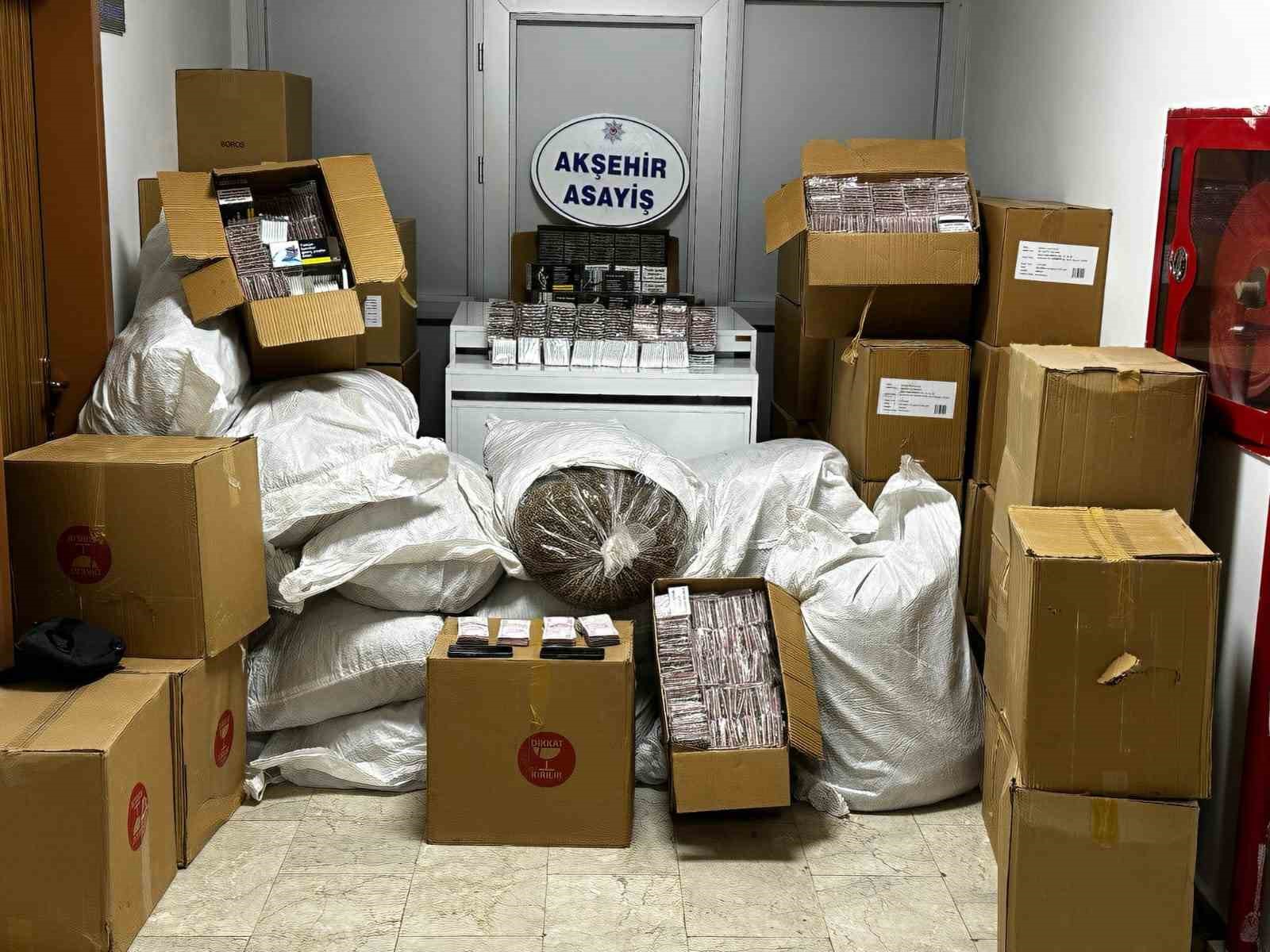 Akşehir’de kaçak tütün operasyonu
Akşehir’de kaçak tütün operasyonu