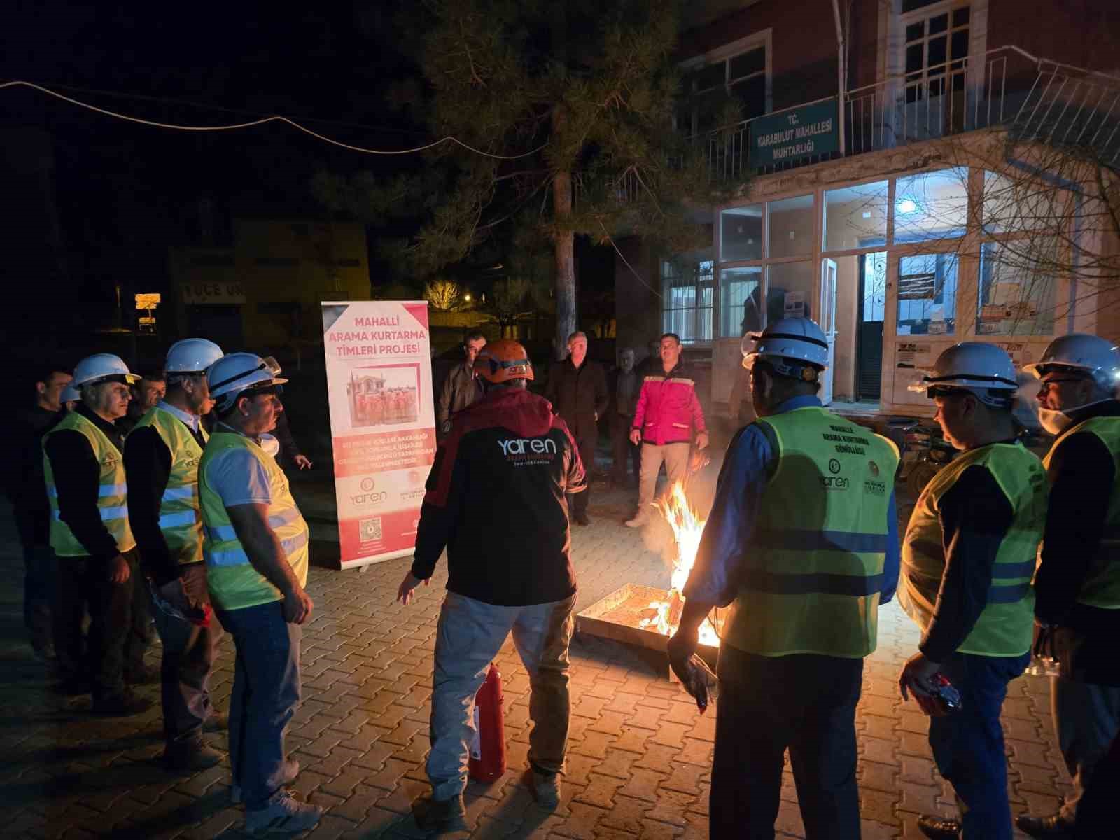 Akşehir’de MAK projesi kapsamında afet bilinci eğitimleri sürüyor
