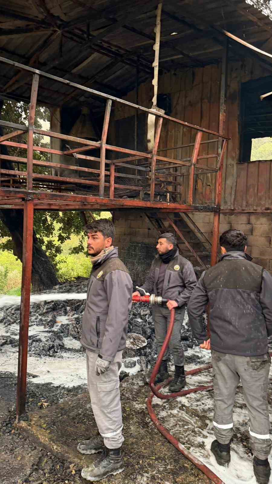 Alanya’da müstakil ev yangını korkuttu
