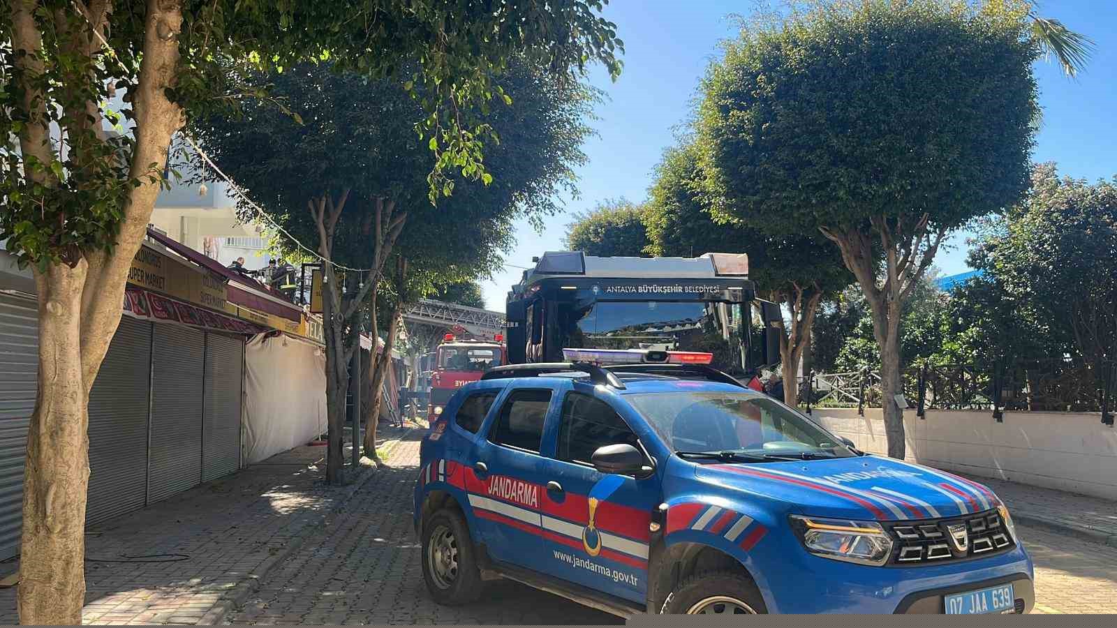 Alanya’da otelin kazan dairesinde çıkan yangın korkuttu
