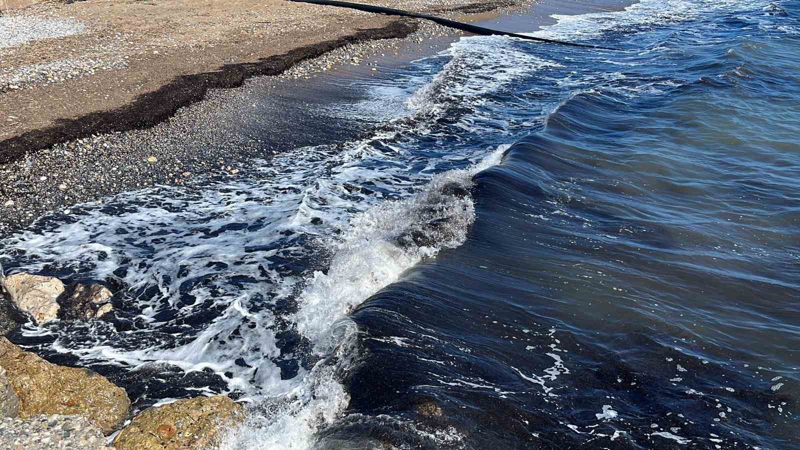 Alanya’da sahildeki siyah tabaka önce  tedirgin etti, gerçek sonradan ortaya çıktı
