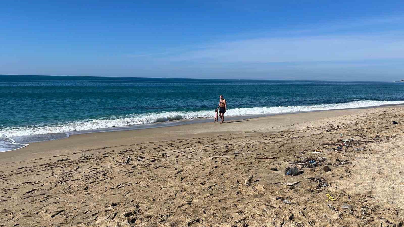 Alanya’da şubat ortasında deniz keyfi
