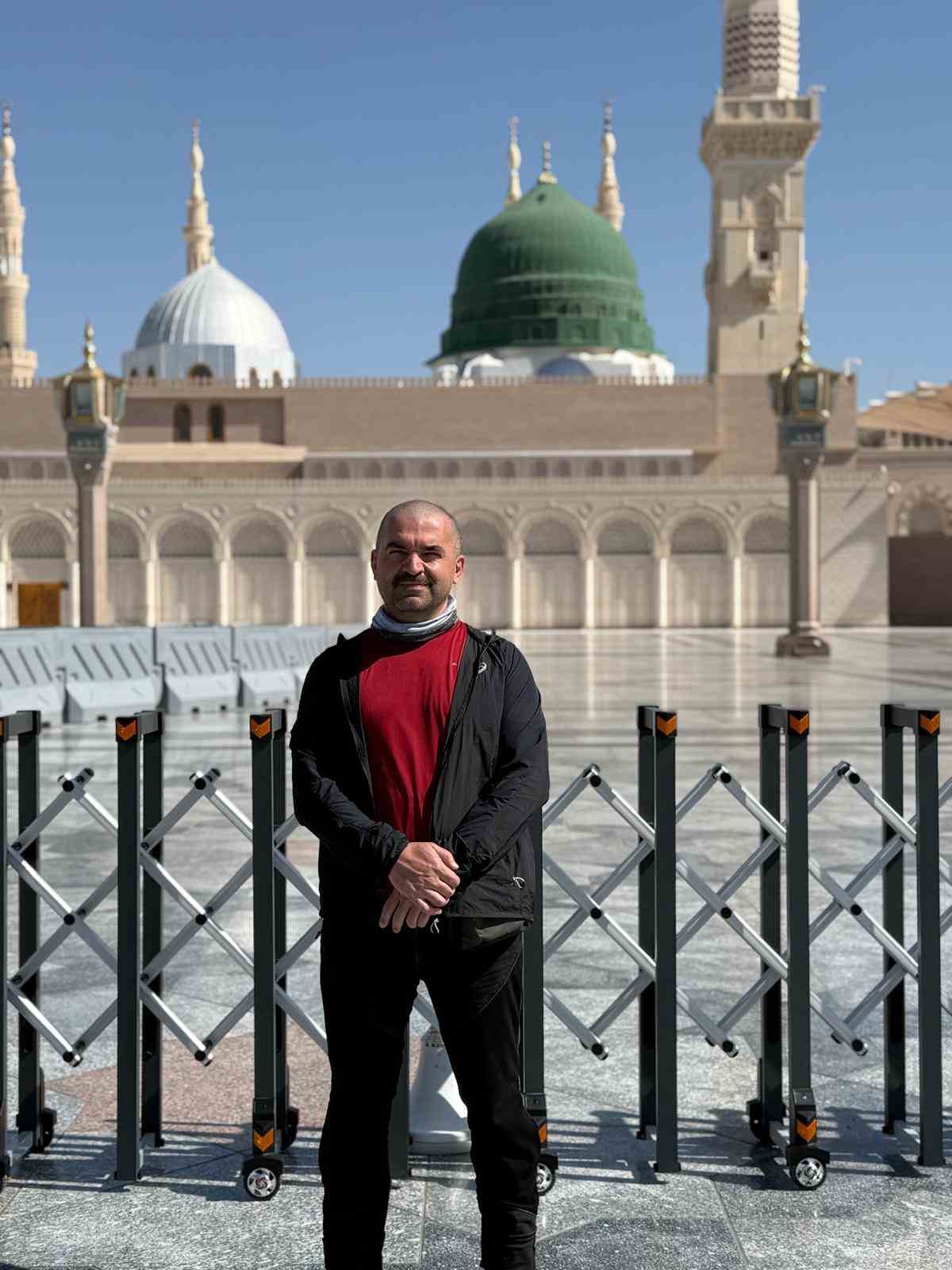 Alanya’dan kutsal topraklara motosikletle 7 bin kilometrelik yolculuk
