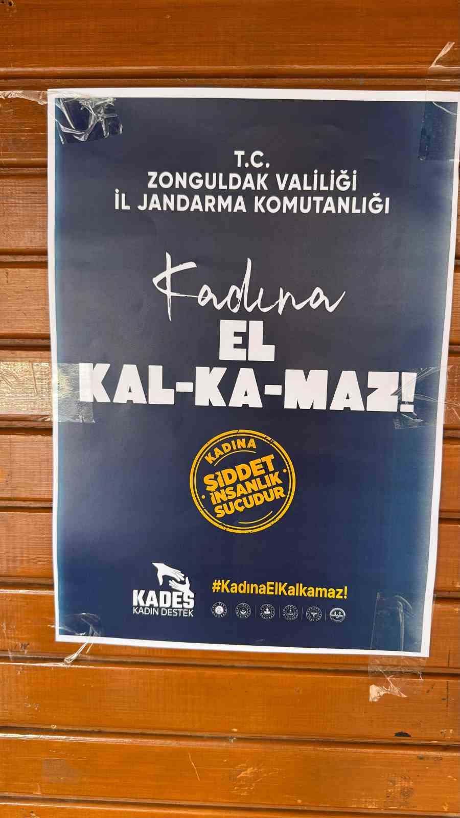 Alaplı’da jandarmadan kadına şiddete karşı tek dokunuş
