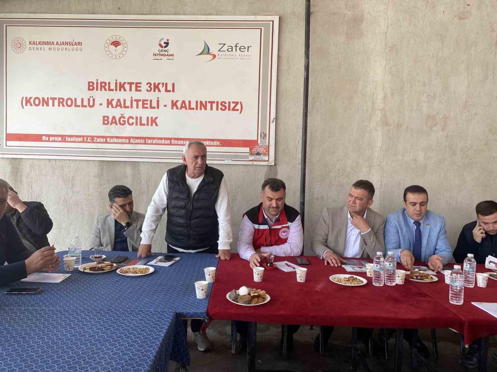 Alaşehir’de "3K Bağcılık" ile kalıntısız üretim başladı
