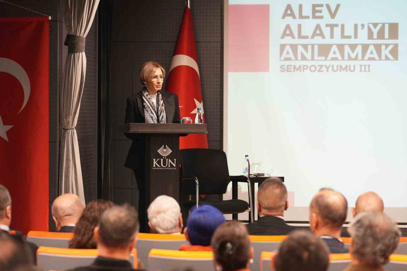Alev Alatlı’nın fikir mirası Kapadokya Üniversitesi’nde yaşatılıyor
