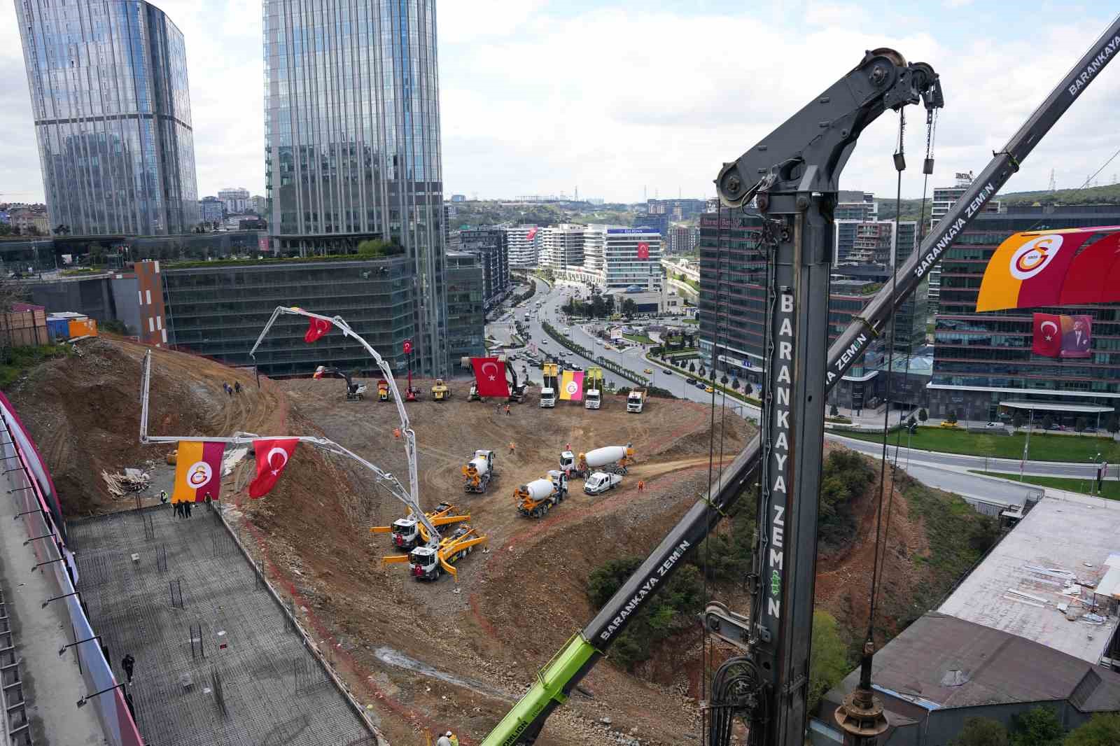 Ali Sami Yen Spor Kompleksi Aslantepe Vadisi’nin temel atma töreni yapıldı
