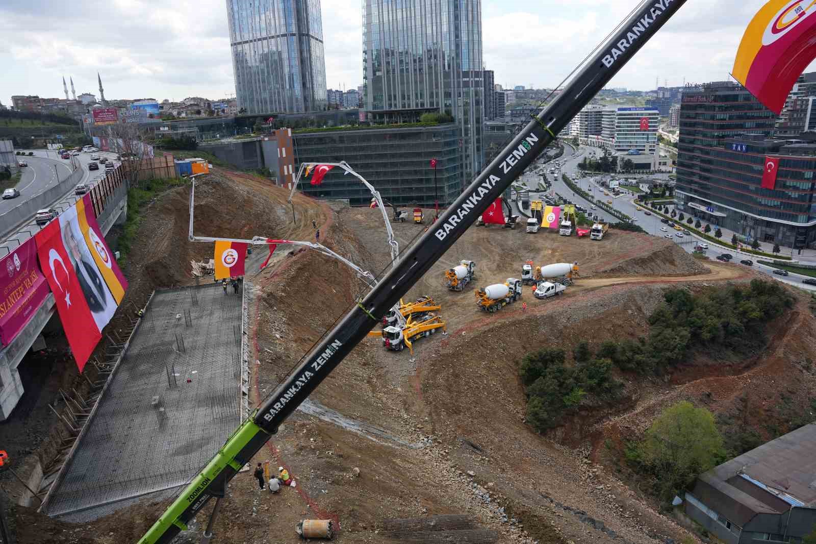 Ali Sami Yen Spor Kompleksi Aslantepe Vadisi’nin temel atma töreni yapıldı
