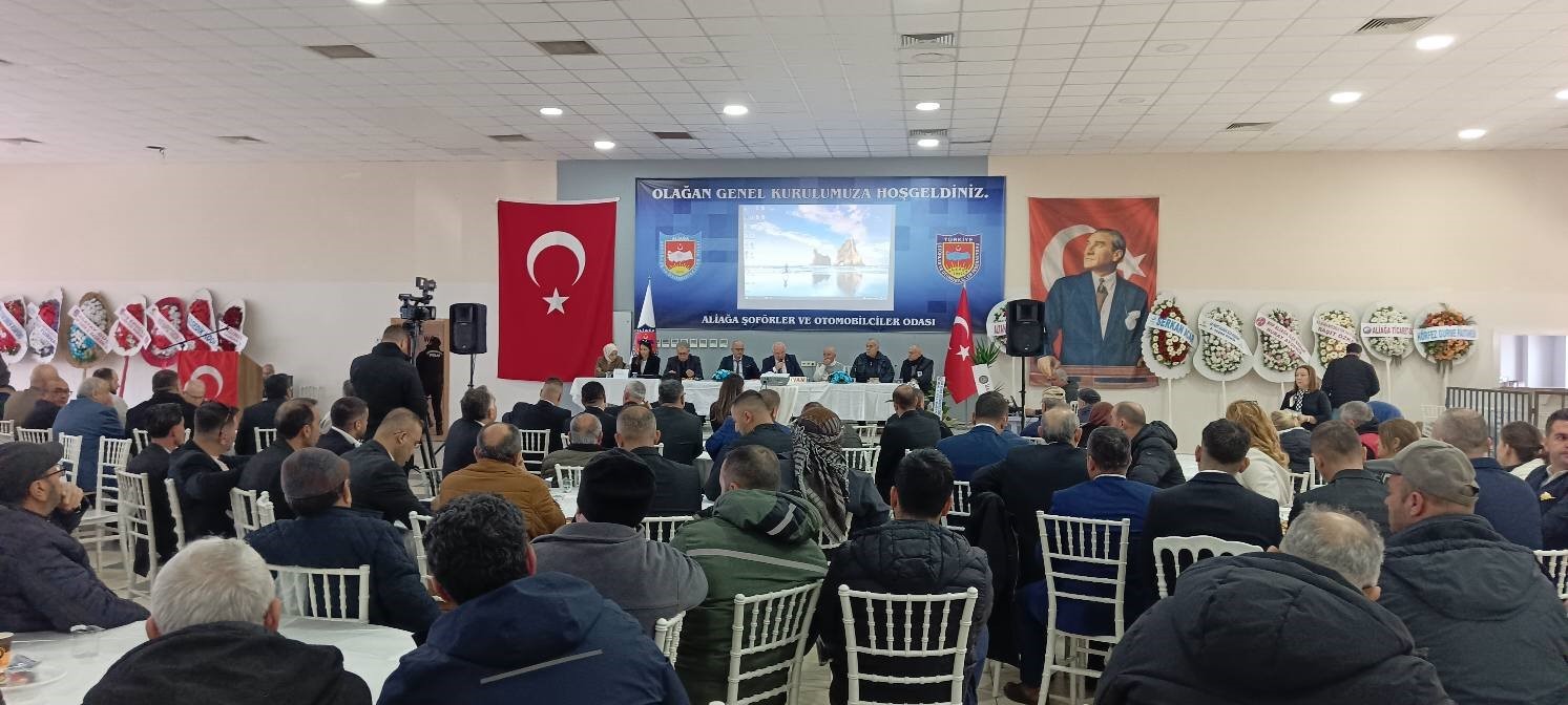 Aliağa Şoförler ve Otomobilciler Esnaf Odası’nda Seyhan Öz başkan seçildi
