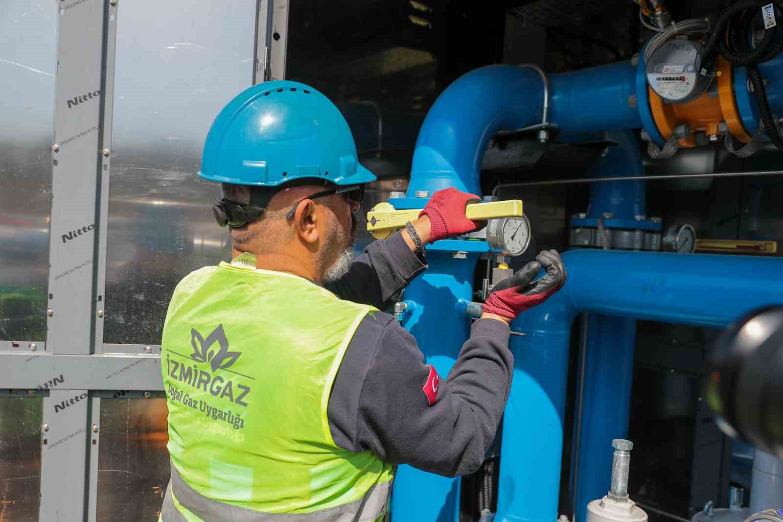 Aliağa’da doğal gaz ağı genişliyor
