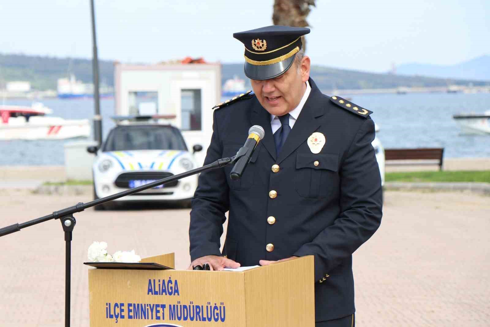 Aliağa’da Türk polis Teşkilatı’nın 181. Yılı kutlandı
