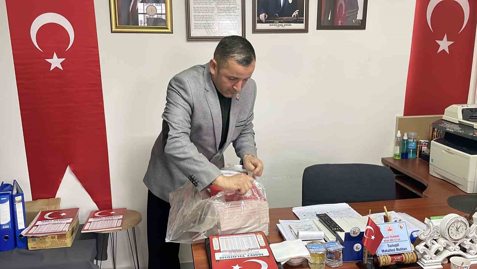 Alışılmışın dışında bir çalışma yaptı, bayrak hassasiyetini evlere taşıdı
