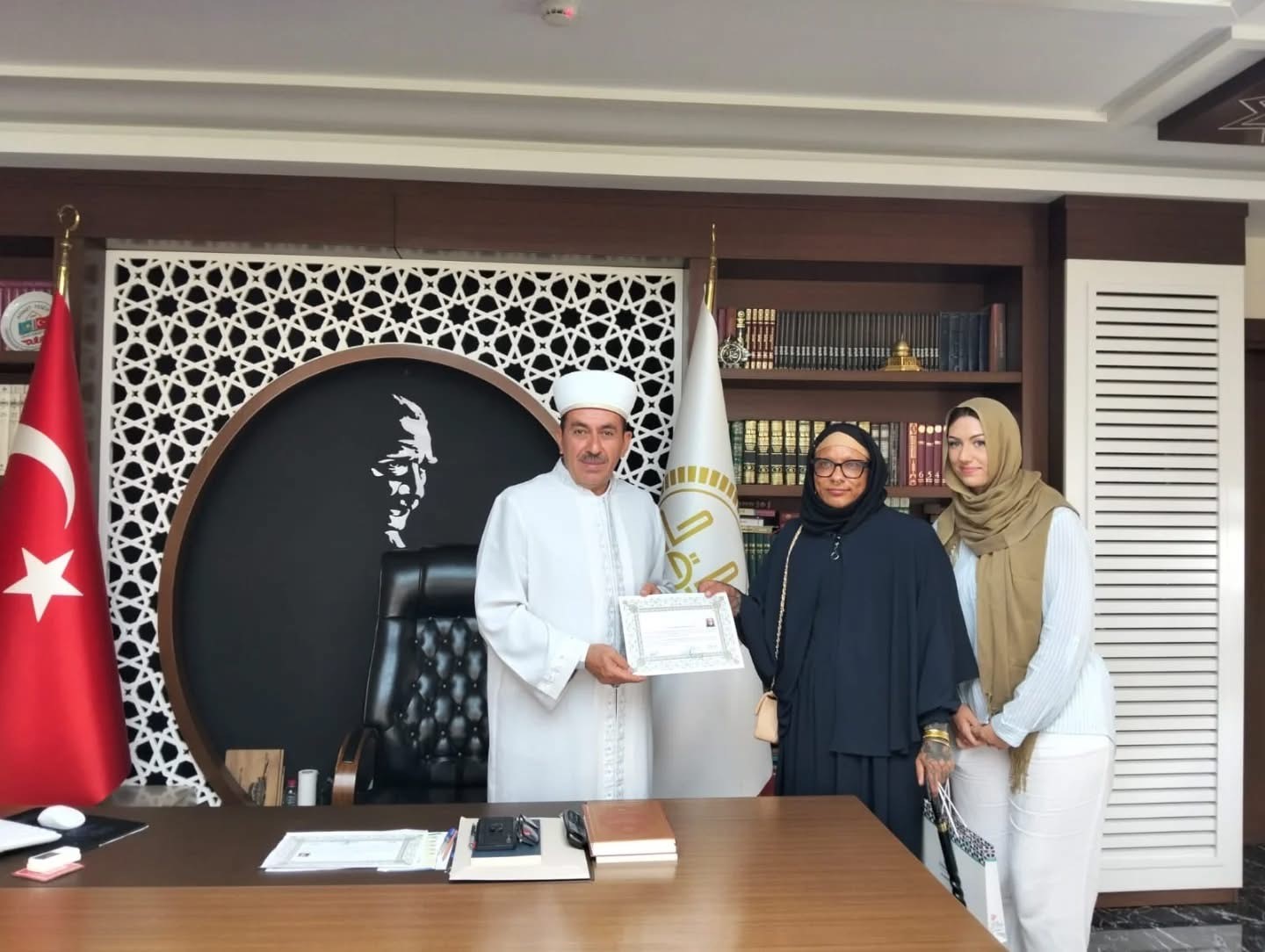 Alman vatandaşı Alanya’da müslüman oldu
