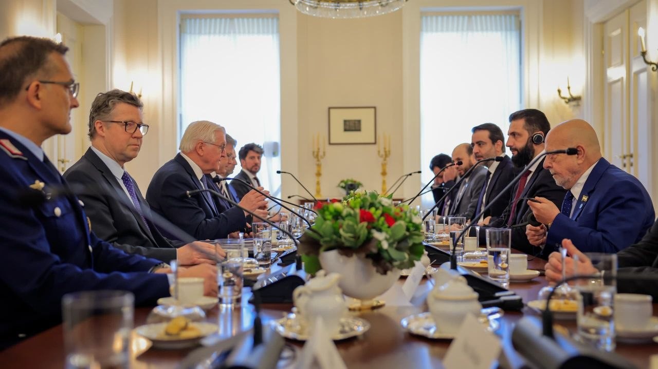 Almanya Cumhurbaşkanı Steinmeier, Suriyeli mevkidaşı eş-Şara ile görüştü
