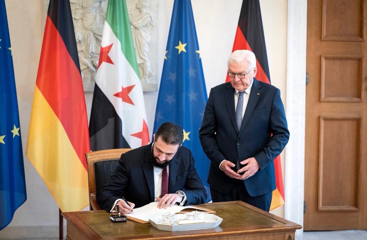 Almanya Cumhurbaşkanı Steinmeier, Suriyeli mevkidaşı eş-Şara ile görüştü
