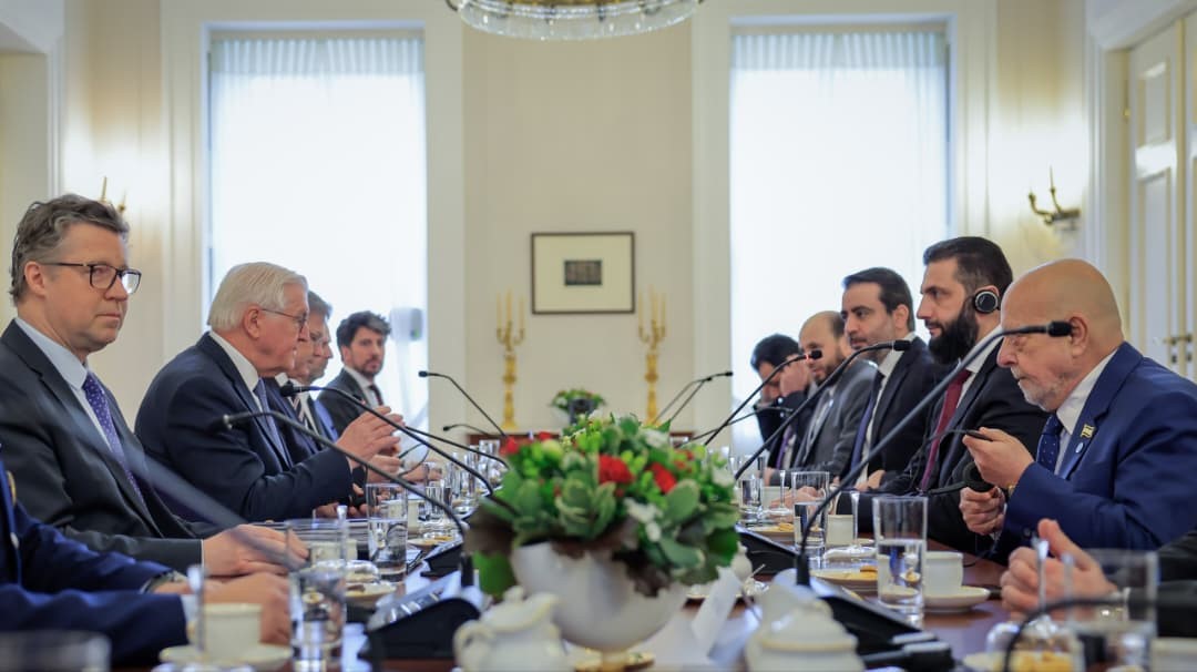 Almanya Cumhurbaşkanı Steinmeier, Suriyeli mevkidaşı eş-Şara ile görüştü
