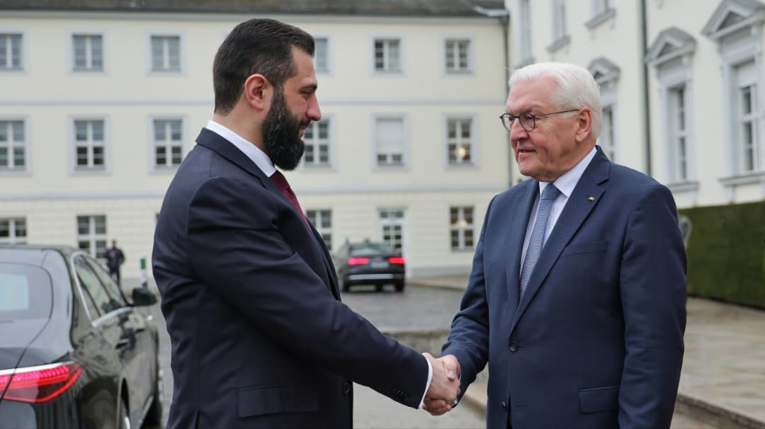 Almanya Cumhurbaşkanı Steinmeier, Suriyeli mevkidaşı eş-Şara ile görüştü
