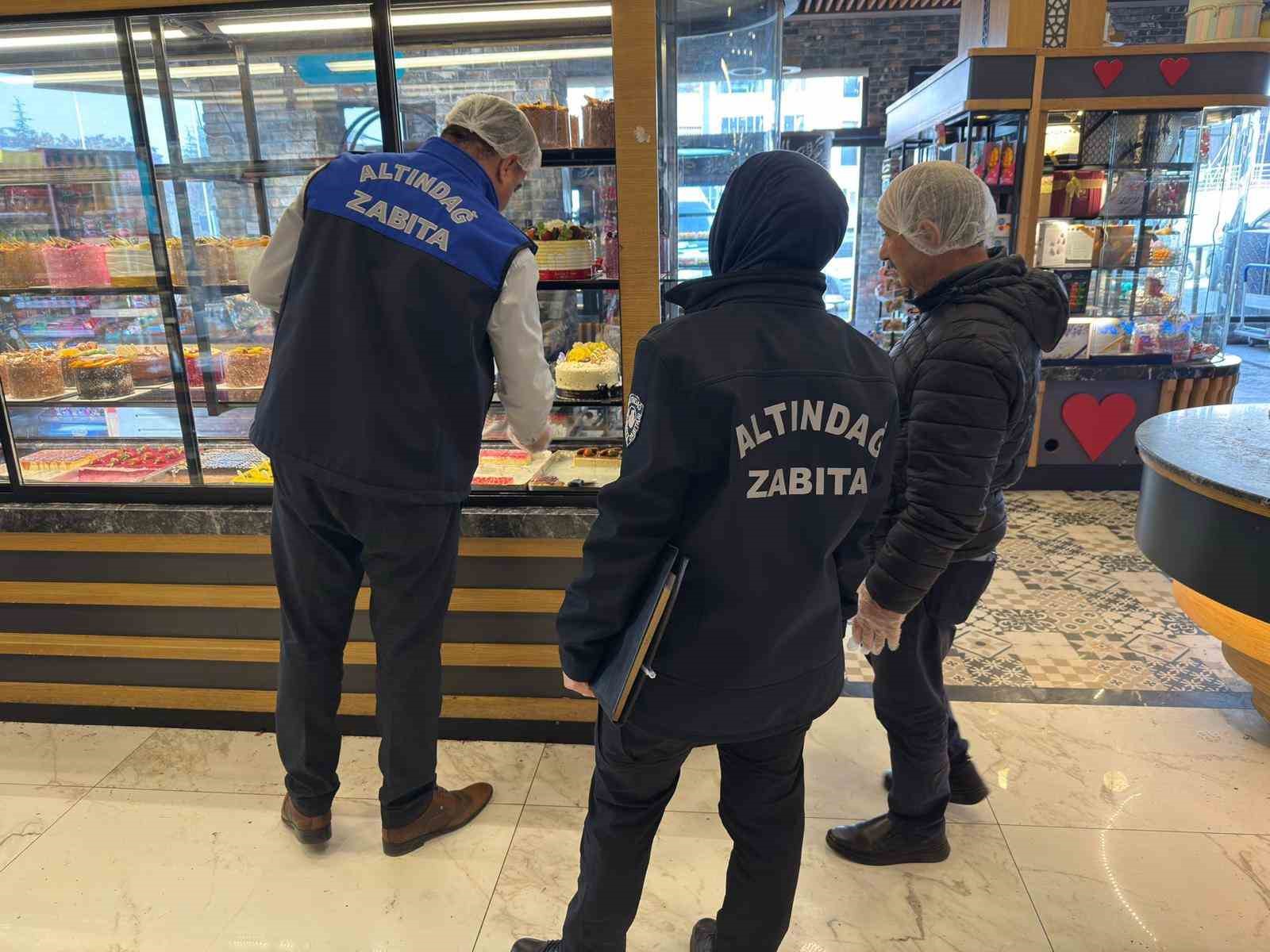 Altındağ Belediyesi’nden yılbaşı denetimi
