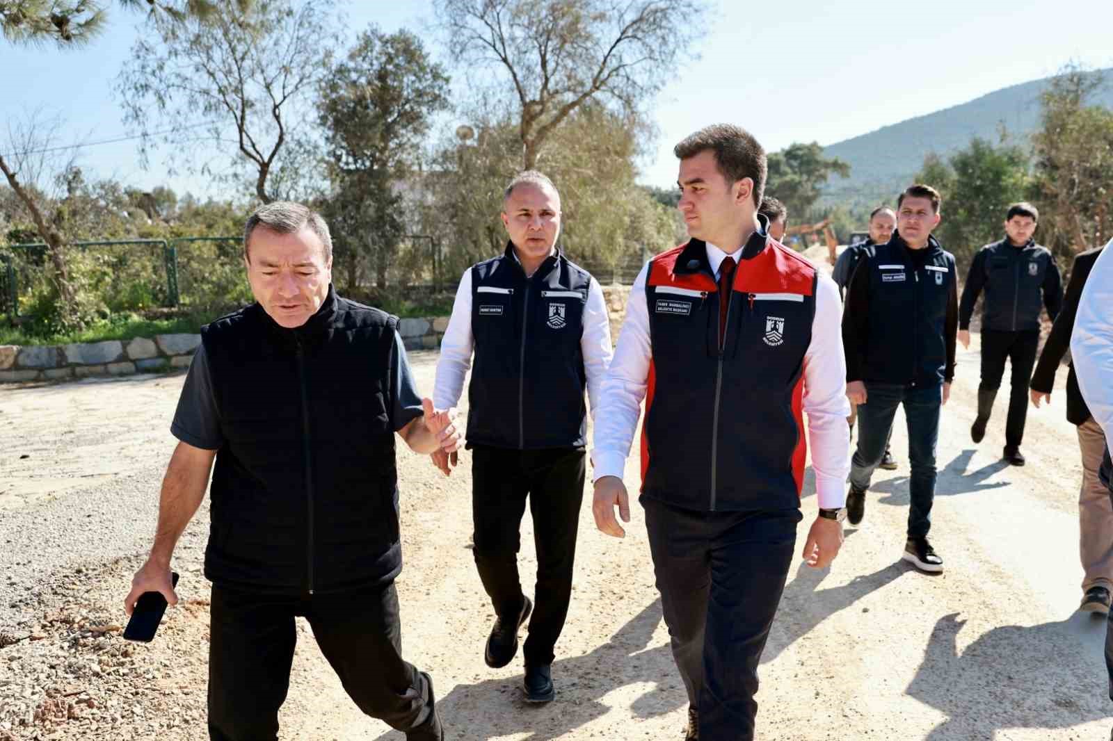 Altyapı yatırımları yerinde incelendi
