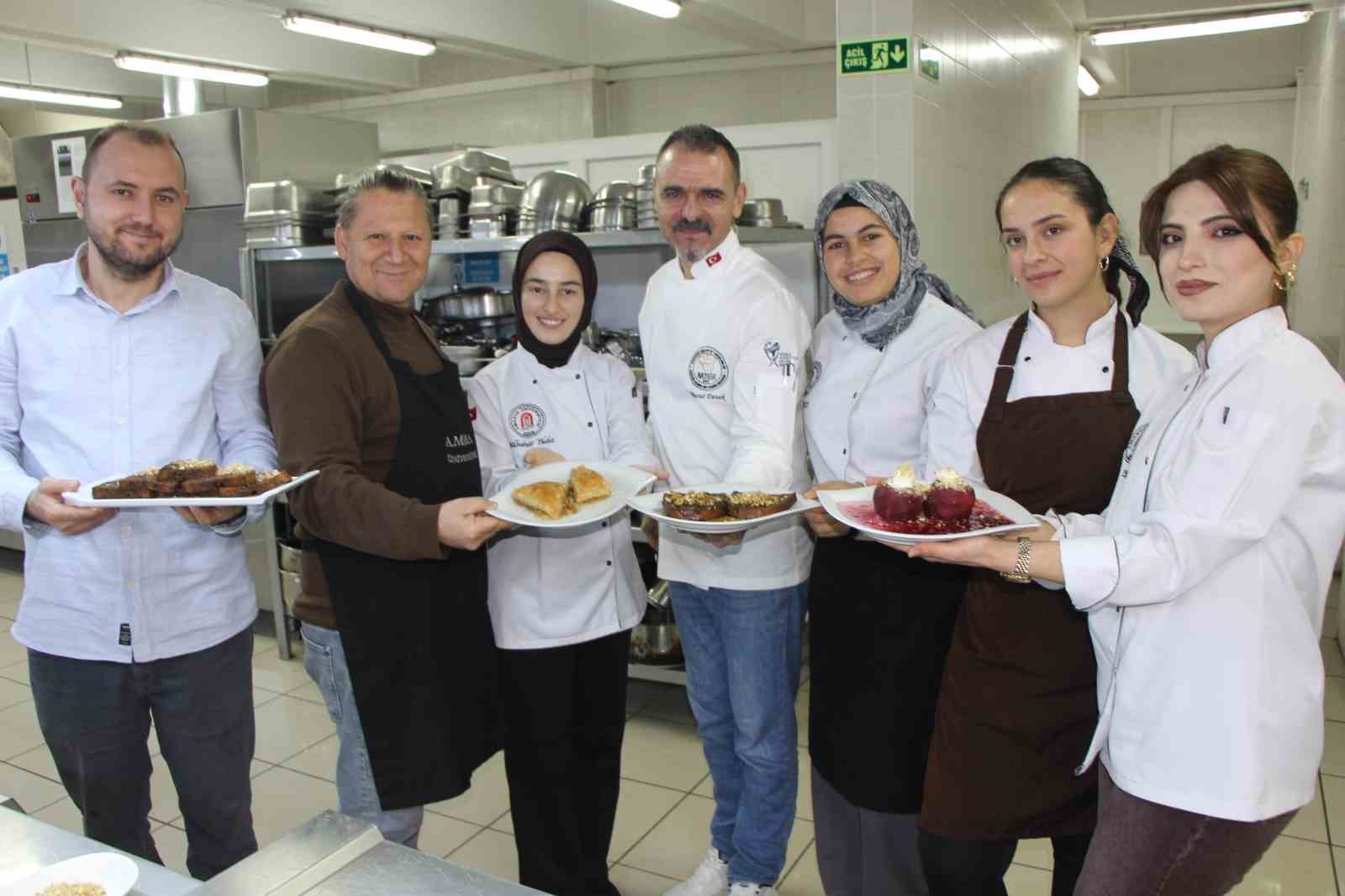 Amasya’nın yeni lezzeti ‘elmalı baklava’
