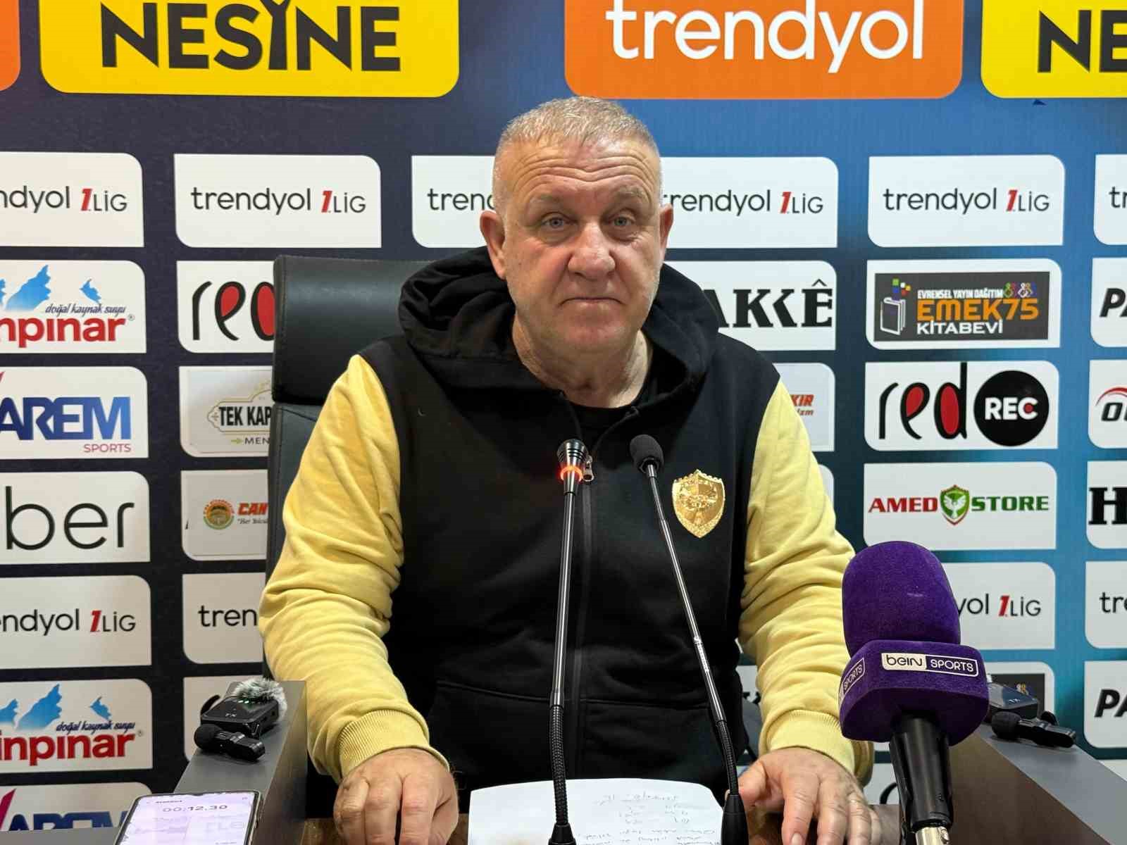 Amed Sportif Faaliyetler-Ümraniyespor maçının ardından
Amed Sportif Faaliyetler-Ümraniyespor maçının ardından