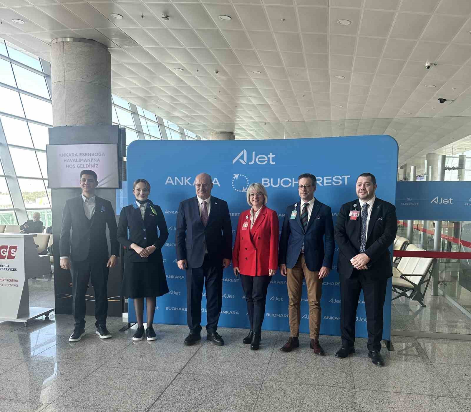 Ankara Esenboğa Havalimanı’ndan Bükreş’e direkt uçuşlar başladı
