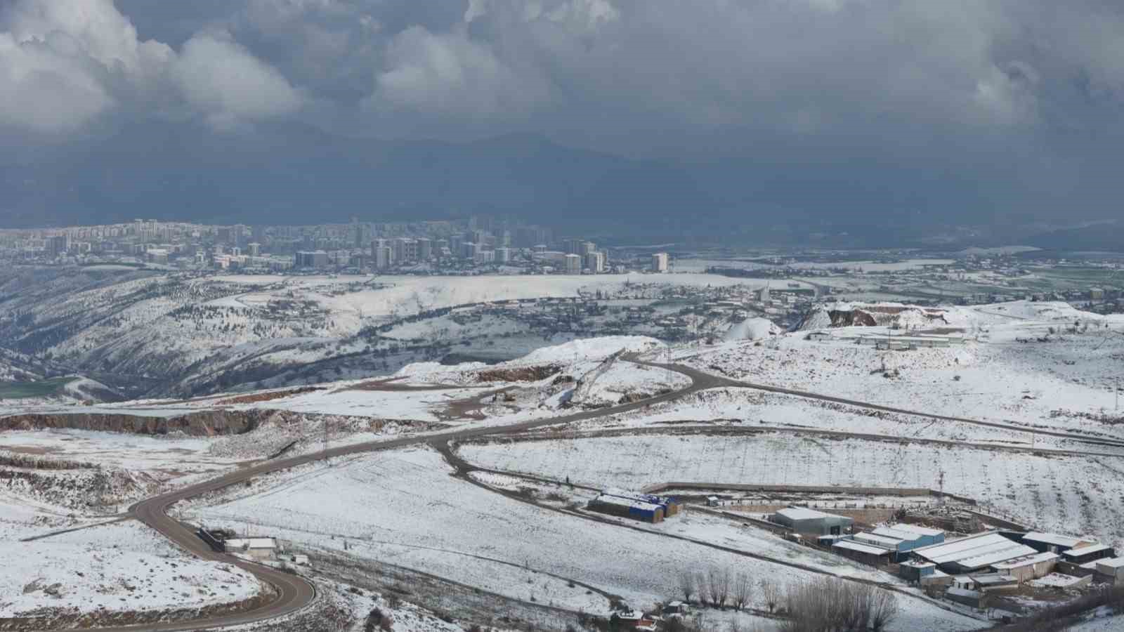 Ankara’da kar manzaraları dronla görüntülendi
