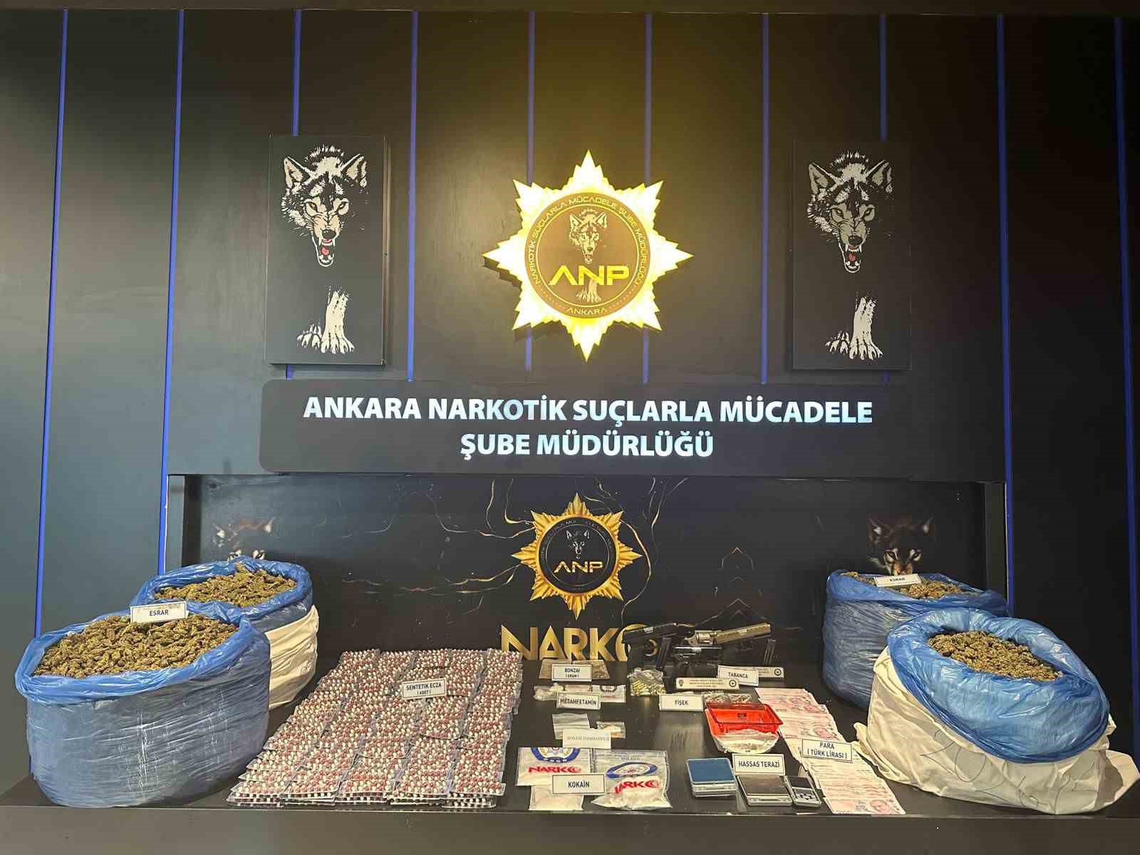Ankara’da narkotik operasyonları: 107 gözaltı

