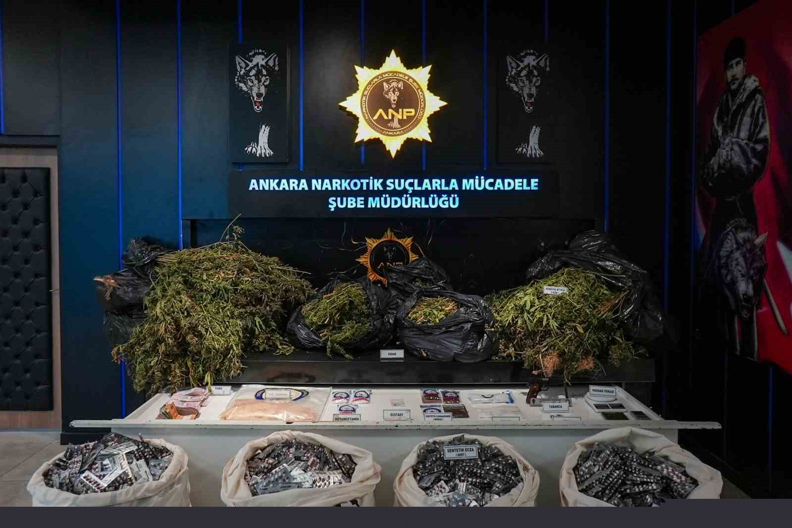 Ankara’da narkotik operasyonu: 105 gözaltı
