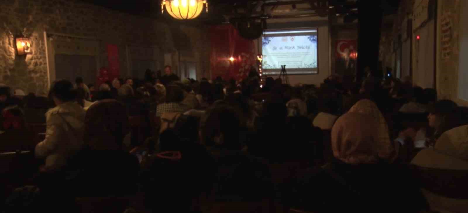 Ankara’da şiir ve müzik dinletisi
