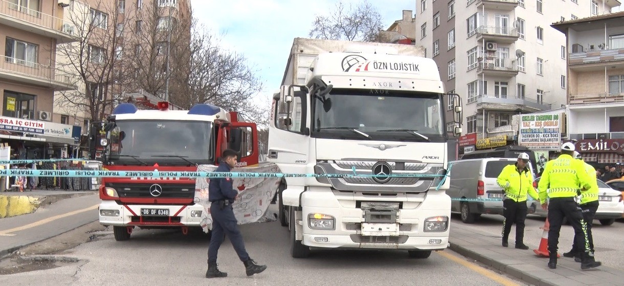 Ankara’da tırın çarptığı yaşlı kadın hayatını kaybetti
