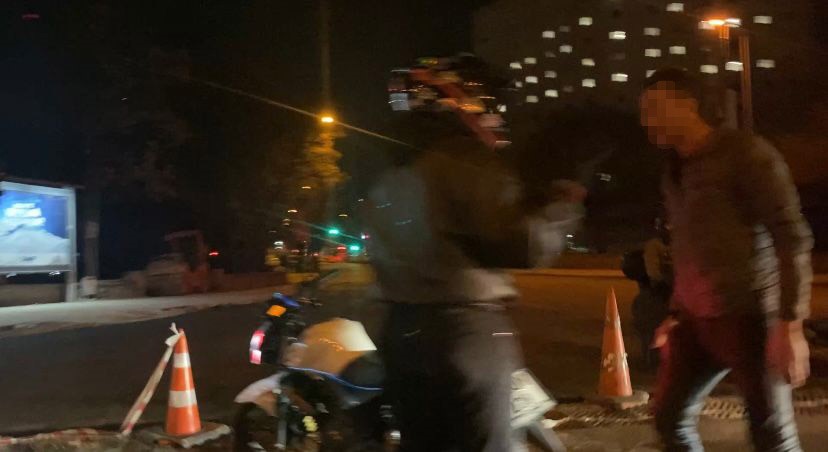 Ankara’da trafikteki kavga kamerada
