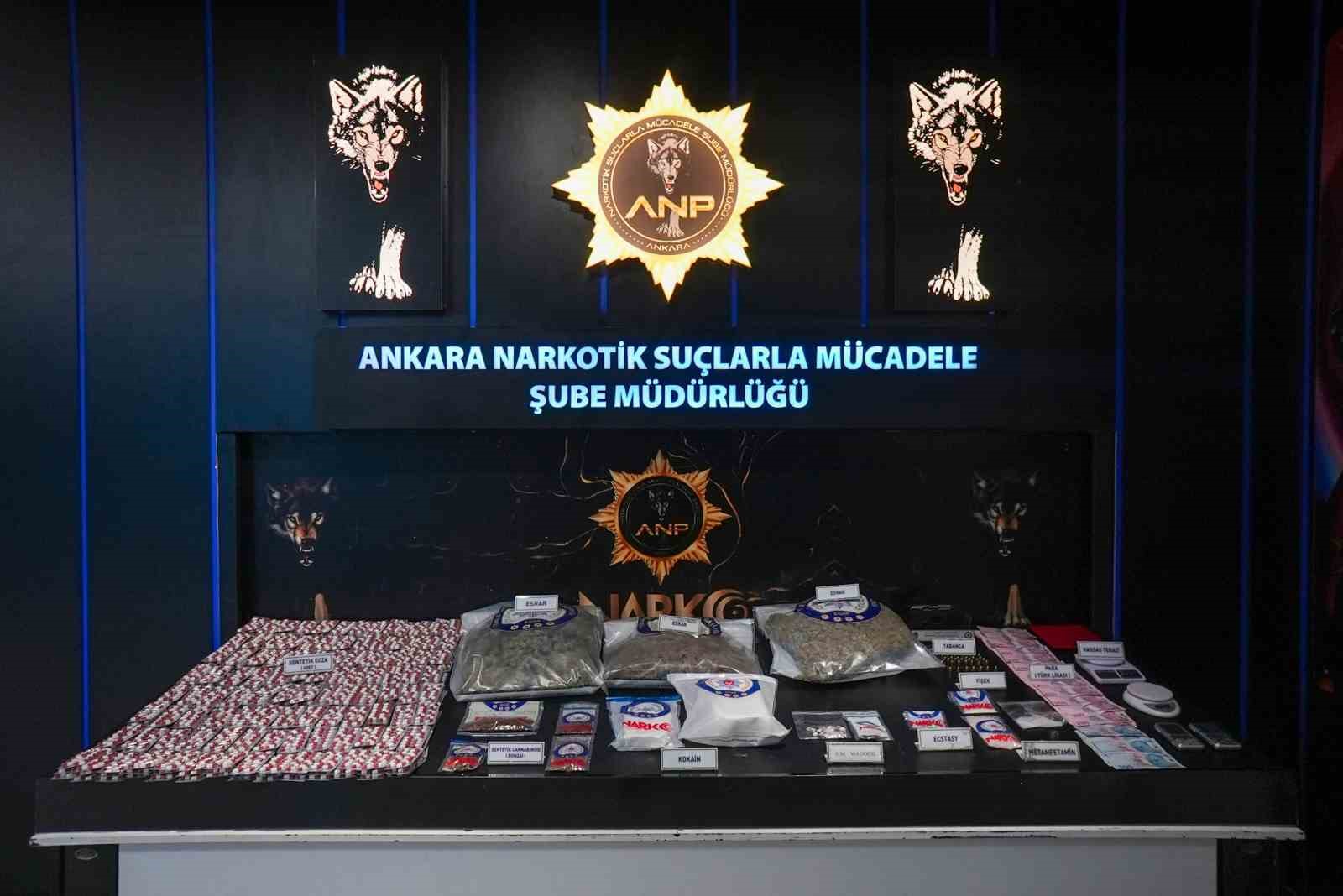 Ankara’da uyuşturucuya büyük darbe: 49 tutuklama
