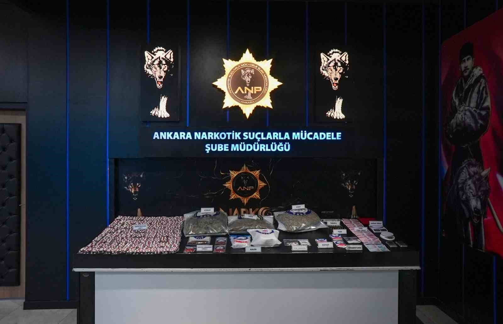 Ankara’da uyuşturucuya büyük darbe: 49 tutuklama
