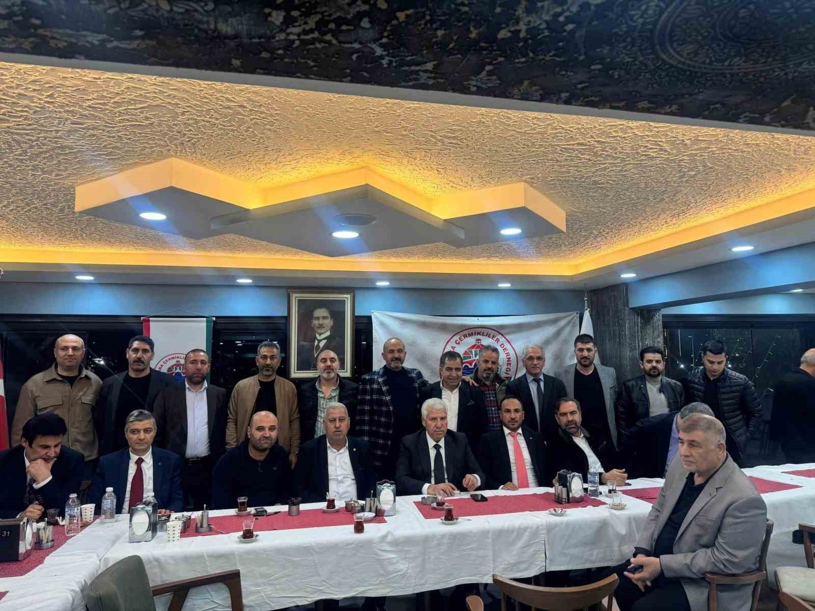 Ankara’da yaşayan Çermikliler iftar yemeğinde buluştu
