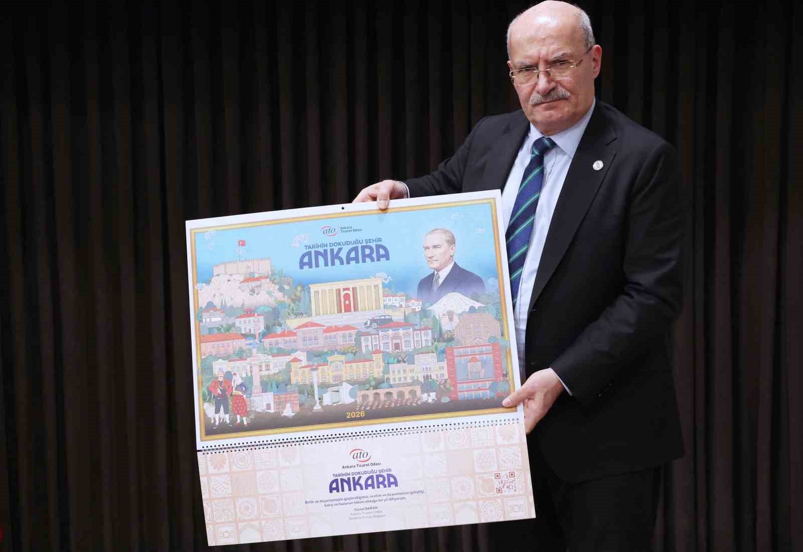 Ankara’nın tarihi dokuları ATO’nun takviminde
Ankara’nın tarihi dokuları ATO’nun takviminde