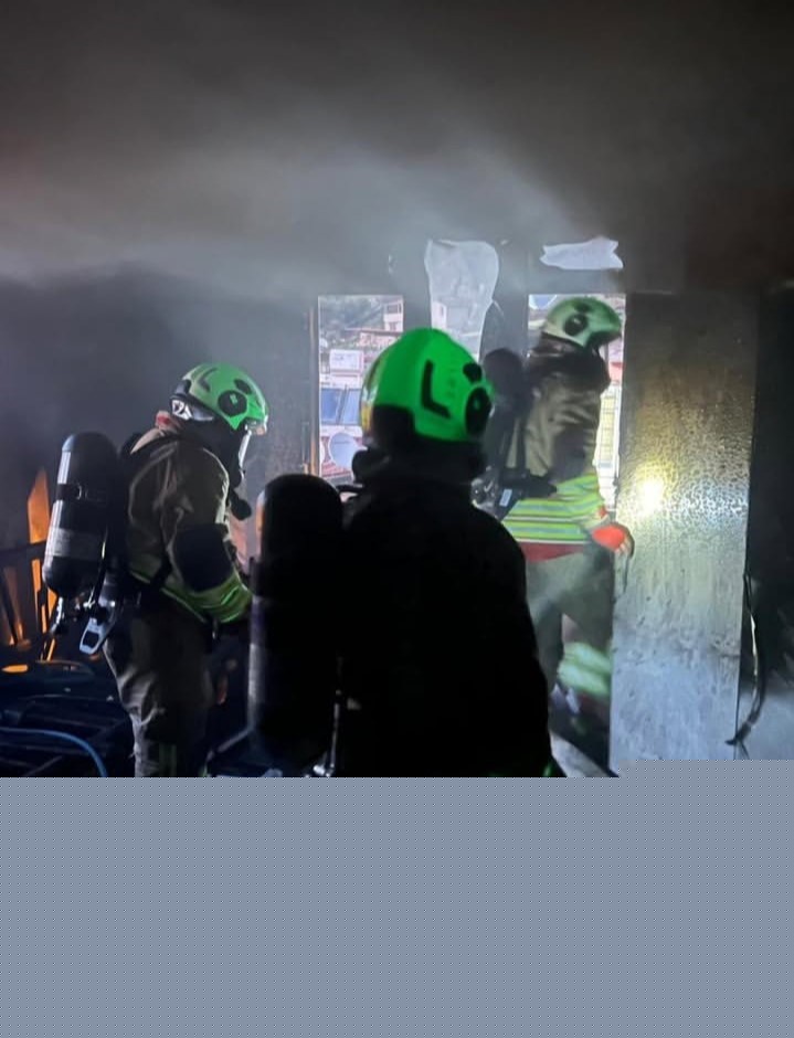 Antakya’da mesken yangını
