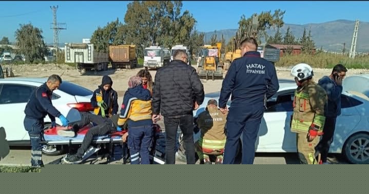 Antakya’da trafik kazası: 1 yaralı
