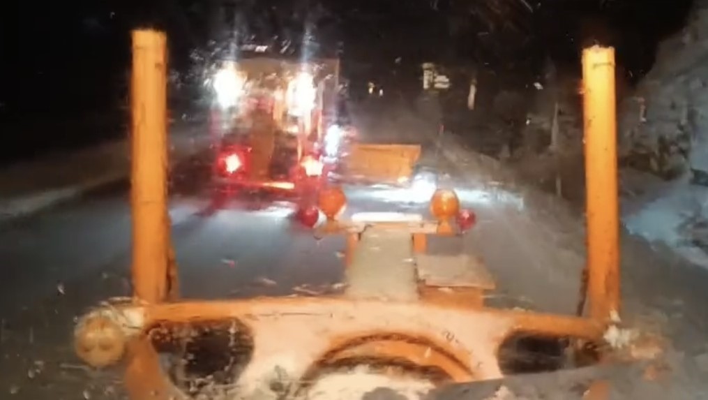 Antalya-Konya kara yolunda kar yağışı aralıklarla devam ediyor
