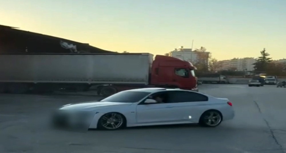 Antalya’da drift yapan sürücüye sosyal medya paylaşımı sonrası ceza
